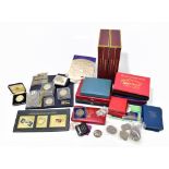 A good collection of British coins, including a cased folder containing the Silver King's Collection