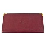 CARTIER; an unused Must de Cartier calfskin leather card holder/wallet, with slots for seven cards