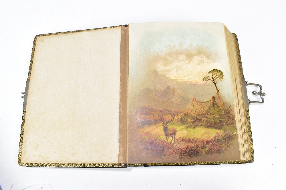 Two Victorian photograph albums including an example with applied white metal initials, possibly ' - Bild 6 aus 7