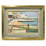 HARRY RUTHERFORD (1903-1985); oil on board, coastal river scene, signed lower right, 15 x 20cm,