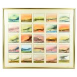 TREVOR CASTLE; a portfolio of twenty-five small watercolours of boats, each measuring 12 x 10cm,