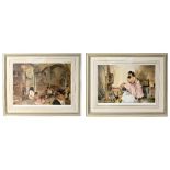 AFTER SIR WILLIAM RUSSELL FLINT RA PRWS (1880-1969); limited edition colour print, 'Model and