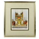 HAROLD FRANCIS RILEY BL DLitt FRCS (Hon) DFA ATC (born 1934); limited edition colour print, 'The