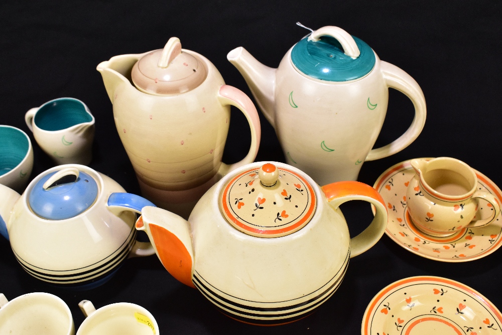 SUSIE COOPER; assorted ceramics including teapot, cans and saucers etc. - Image 3 of 8