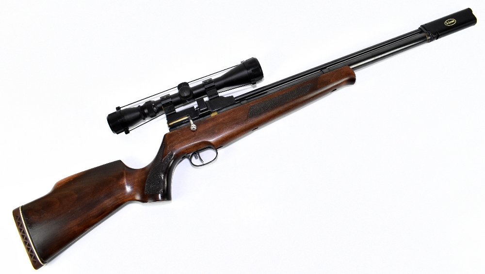 FALCON; a .22 PCP bolt action magazine fed air rifle, fitted with a Hawke 3-9x40 telescopic sight, - Image 8 of 12