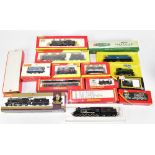 HORNBY; an R2904 BR Black 5, R2419 Dick Hardy, R257 Dockyard Diesel Shunter, R333 BR Bo-Bo