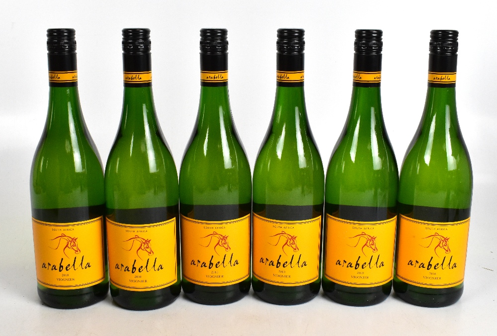 WHITE WINE; six bottles 2010 Arabella Viognier (6).