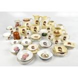 WINSTON CHURCHILL; a collection of decorative ceramics, commemorating the Prime Minister, to include