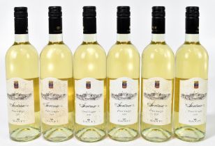 WHITE WINE; six bottles 2009 Serena Pinot Grigio (6).