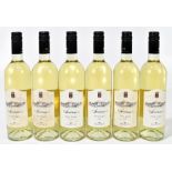 WHITE WINE; six bottles 2009 Serena Pinot Grigio (6).