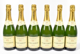 CHAMPAGNE; six bottles Jules Camuset Brut (6).