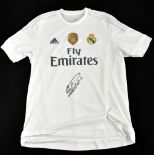 CRISTIANO RONALDO; a Real Madrid FIFA World Champion 2014 home shirt, signed to the front, size