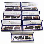 BACHMANN; NEW SUPER SMOOTH; seven boxed locomotives comprising 31.106 B.R, 31-155 Jubilee Class (