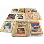 A collection of various comic books including The Magnet and The Boy's Own Paper. Additional
