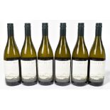 WHITE WINE; six bottles 2007 Cloudy Bay Chardonnay (6).