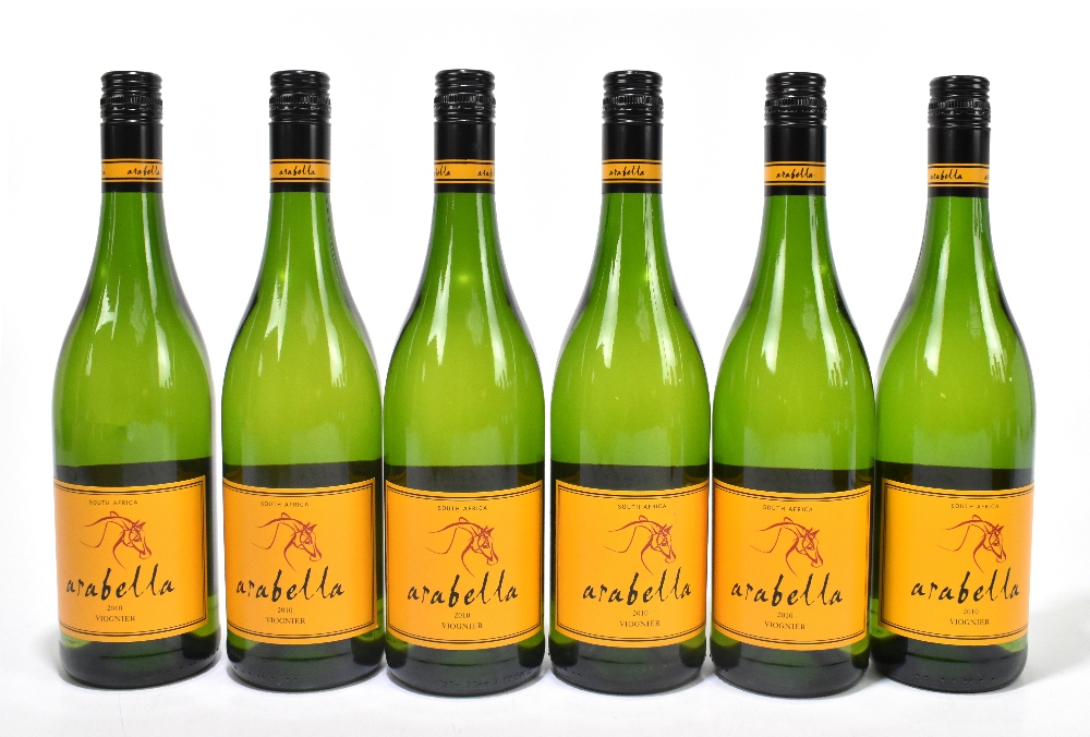 WHITE WINE; six bottles 2010 Arabella Viognier (6).