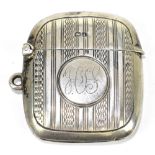 HENRY WILLIAMSSON; a Edward VII hallmarked silver vesta case, Birmingham 1904, approx. 18.8g/0.