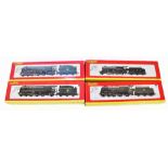 HORNBY; four OO gauge locomotives, comprising R2228 LMS Class 8F Locomotive 8510, R2207 Britannia