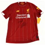 JURGEN KLOPP; a Liverpool Premier League winners' shirt, signed to the front, size M. Additional