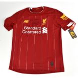 JORDAN HENDERSON; a Liverpool Premier League winners' shirt, signed to the front and inscribed ‘best