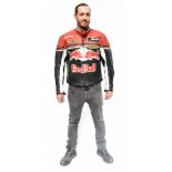 A Red Bull racing leather jacket, size XL. Additional InformationWear throughout from use, would