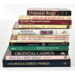 A collection of books on carpets and rugs to include BENNETT (I), COMPLETE ILLUSTRATED RUGS &