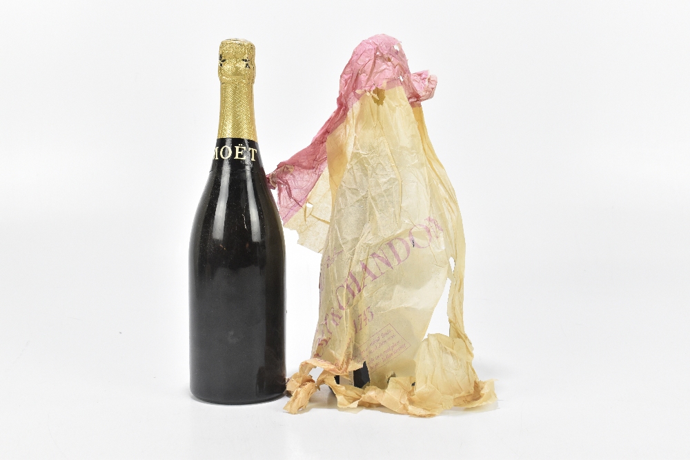 CHAMPAGNE; two bottles of Moet & Chandon Dry Imperial Finest Extra Quality Champagne, 1955 and 1959, - Image 3 of 9