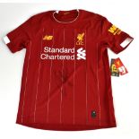 JURGEN KLOPP; a Liverpool Premier League winners' shirt, signed to the front, size S. Additional