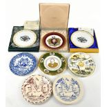 WINSTON CHURCHILL: a collection of commemorative ceramics to include two boxed Paragon plates, a