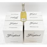 PROSECCO; twenty three bottles in four boxes of Freixenet prosecco.