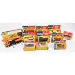 DINKY; a collection of boxed model vehicles including model 980 Coles Hydra truck 152, Princess