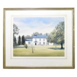 D.S. PARKINSON; watercolour, 'The Old Rectory 1985-1990', signed and titled in pencil, 37 x 48cm,