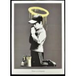 BANKSY; double sided poster, 'Forgive Us Our Trespassing (2010)', reverse has 'Banksy Exit Through