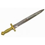 TALBOT PARIS; a 19th century artillery sword, length 63cm.