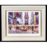 HENDERSON CISZ; a limited edition print, 'Heart of Manhattan', signed lower right, 7/195, 47 x 35cm,