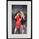 ROBERT OSCAR LENKIEWICZ (1941-2002); a signed limited edition coloured print, 'Painter with Moi