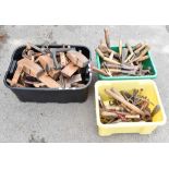 An assortment of 19th century and later vintage hand tools (three boxes).