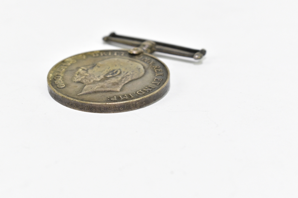 A WWI bronze memorial plaque awarded to Harold Brierley, with three WWI period medals awarded to - Bild 18 aus 21