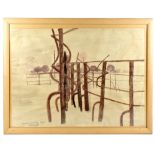 IAN D. H. FOTHERGILL;  watercolour, 'Old Railings, Lake District', signed and dated August 60,