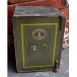 SAMUEL WITHERS & CO LTD OF WEST BROMWICH; an early 20th century cast iron safe, height 61cm, width