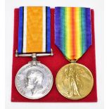 A WWI medal pair awarded to 35379 Pte A.C. Aitken K.O.S.Co BORD, comprising BWM and VM.