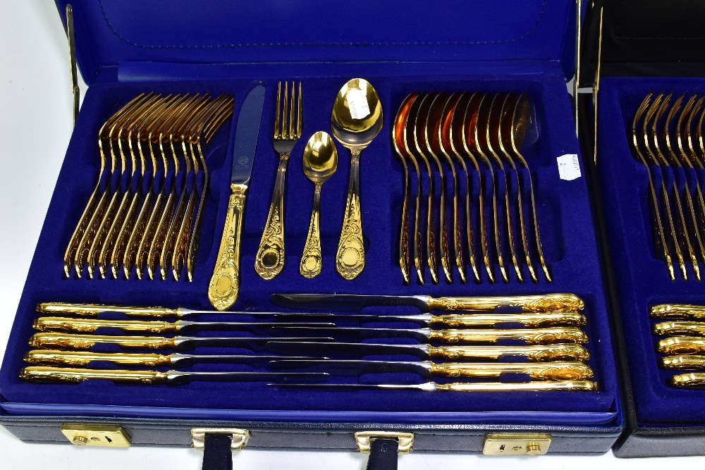 SOLINGEN; two briefcase cased sets of cutlery. - Bild 3 aus 3