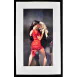 ROBERT OSCAR LENKIEWICZ (1941-2002); a signed limited edition coloured print, 'Painter with Moi