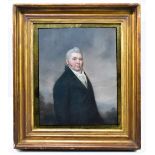 EARLY 19TH CENTURY ENGLISH SCHOOL; pastel, portrait of Mr Ridding, unsigned, 30 x 24.5cm, framed.