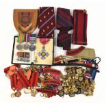 A group WWI and WWII medals awarded to Lieutenant Colonel J.M Green M.B.E Royal Engineers,