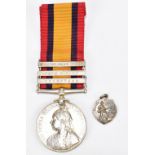 A QSA medal awarded to 6817 Pte. Townsend (indistinctly named), with Orange Free State, Cape