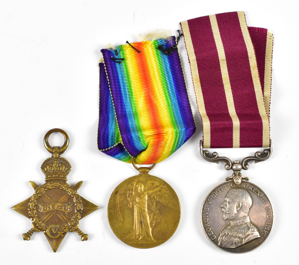 A WWI Meritorious Service Medal Group awarded to 12266 A.Sjt  R. Underwood 105/SGE by R.G.A,