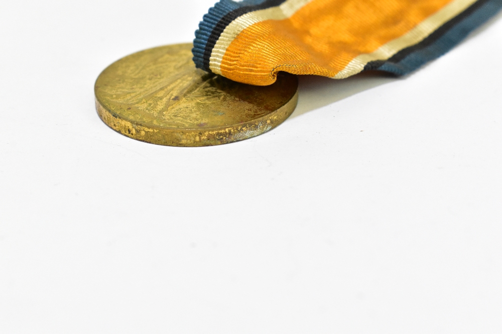 A WWI bronze memorial plaque awarded to Harold Brierley, with three WWI period medals awarded to - Image 12 of 21