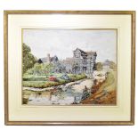 J. HENSHAW; watercolour, 'Little Moreton Hall', signed and dated 1931, 49 x 61cm, framed and