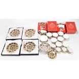 ROYAL CROWN DERBY; a collection of Old Imari and Imari pattern items including cups and coffee